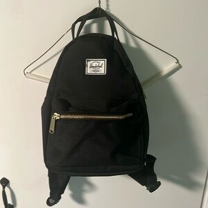 Herschel mini black backpack